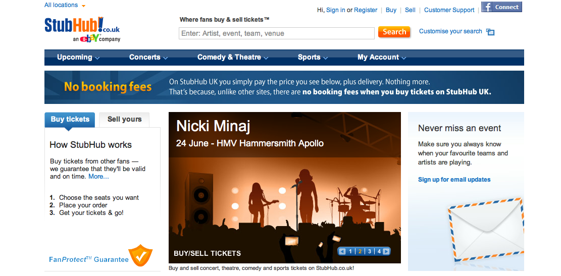 StubHub Review – Unbiased Opinion of Ticket Exchange Website