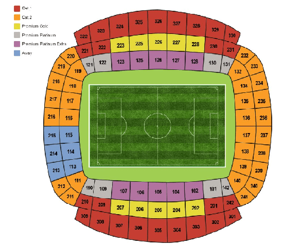 Etihad Stadium Seating Map