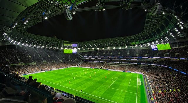 night stadium football