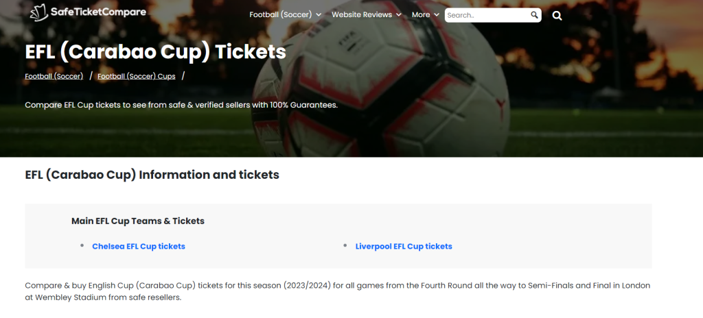 Our Carabao Final Ticket Page